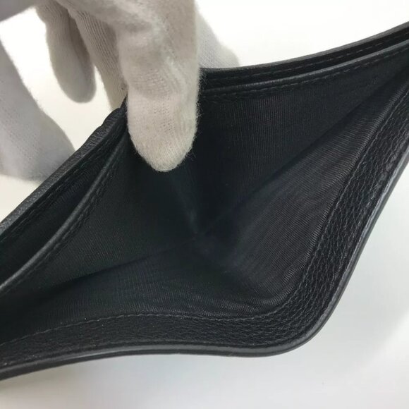 GUCCI 496316 Vintage logo print Compact wallet Folded wallet Unused - Picture 7 of 14